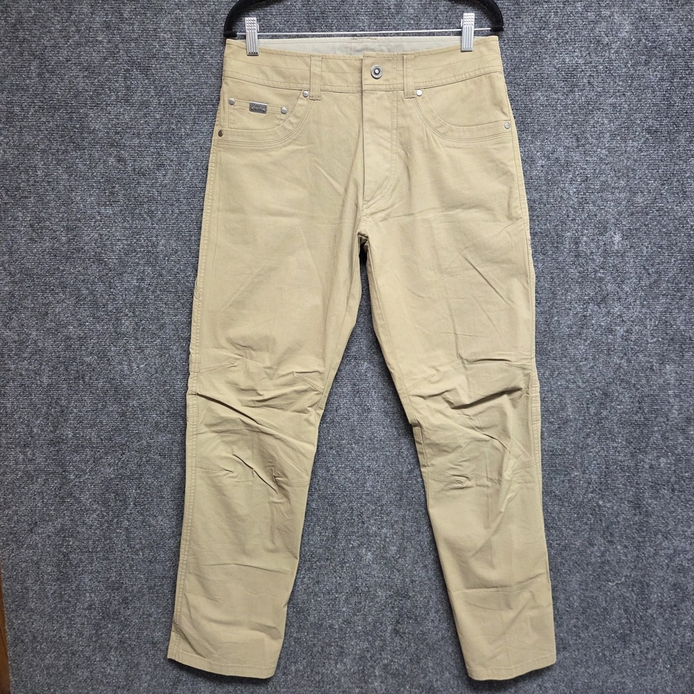 Kuhl Pants Mens 31x32 Beige Revolvr Stretch Hiking Outdoor Workwear Pant